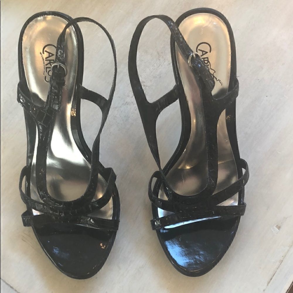 Carlos Santana black heels size 8